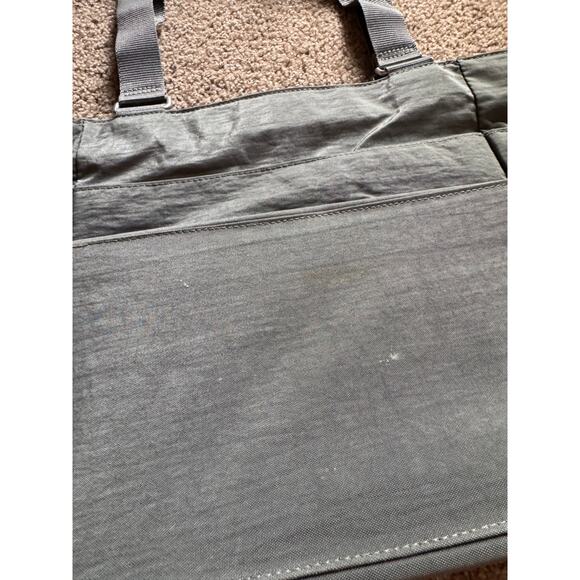 Baggallini Tote Bag Shoulder Bag Purse Gray Lightweight Travel Nylon Minimalist - Picture 5 of 5